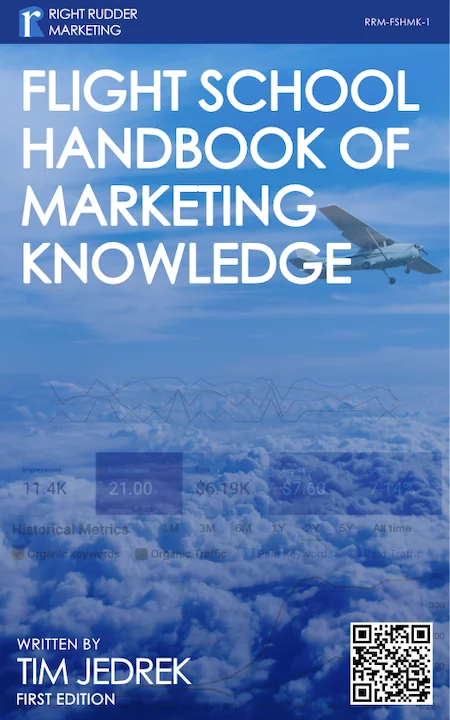 The Flight School Handbook of Marketing Knowledge, front cover