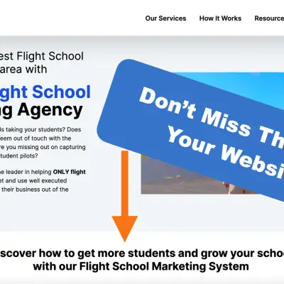RRM's Flight School Website Template: 10 Essential Elements Every Flight School Website Should Have