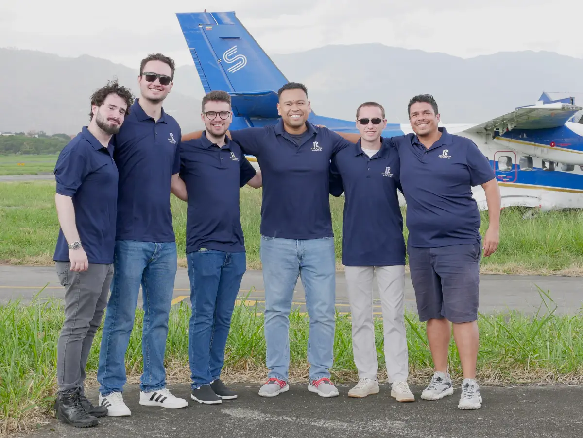 The Right Rudder Marketing team on the ramp beside a Cessna Caravan