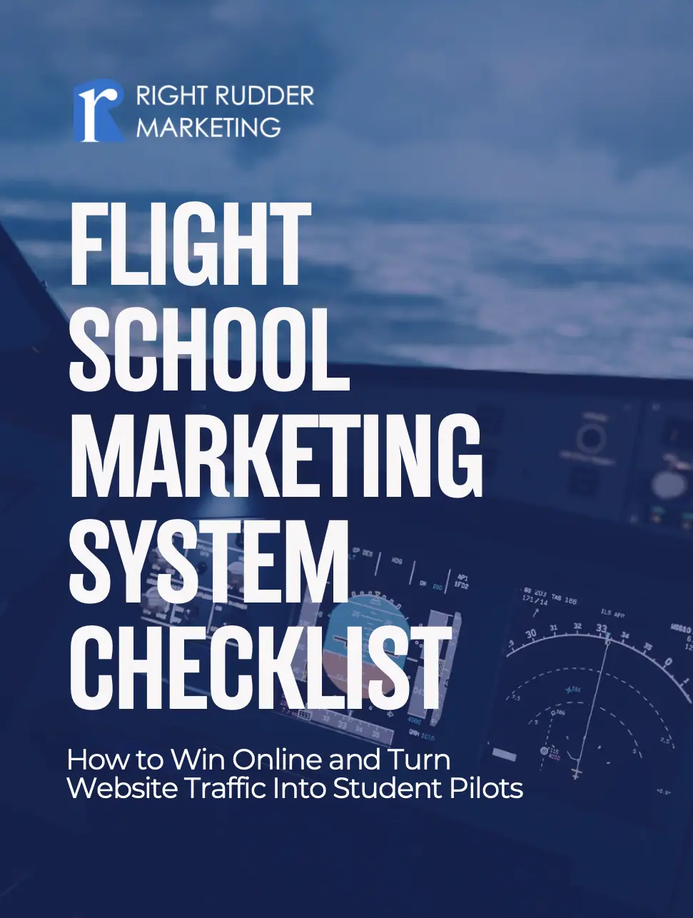 Cover of the Flight School Marketing System Checklist