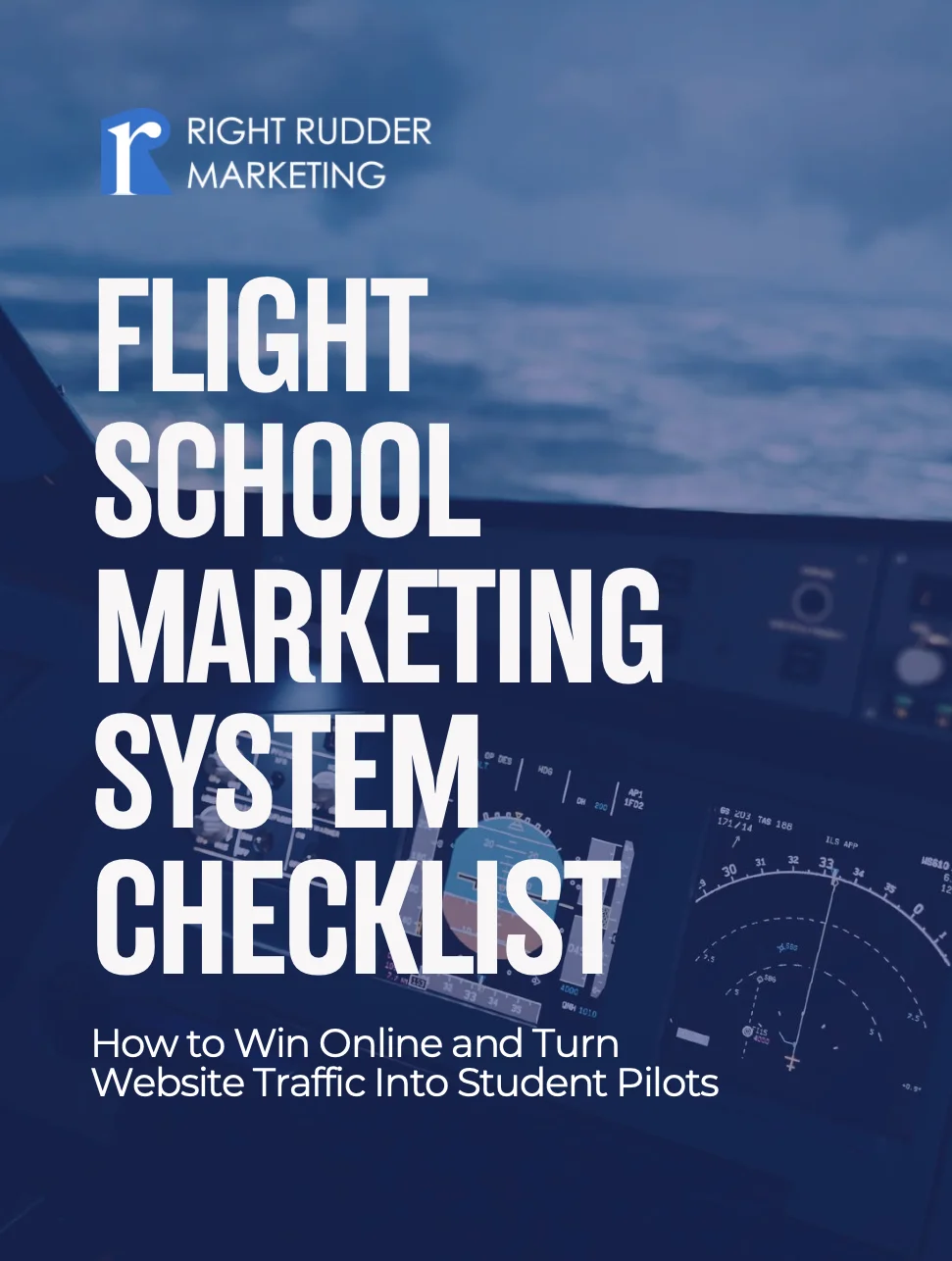 Cover of the Flight School Marketing System Checklist