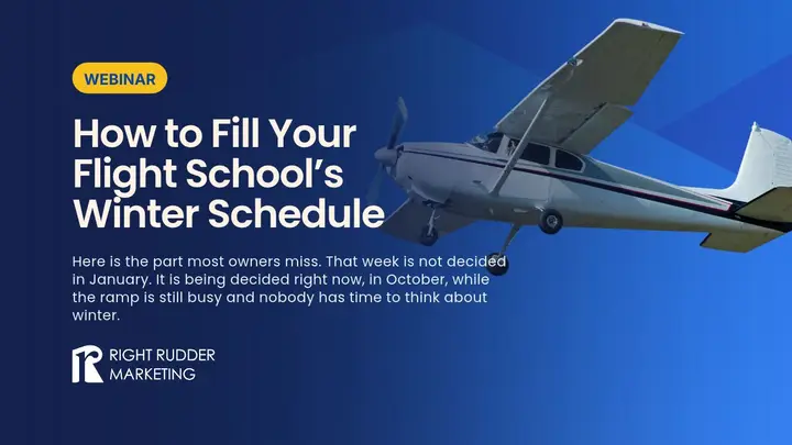 How to Fill Your Flight School’s Winter Schedule Before It Starts