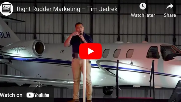 Tim Jedrek At King Schools Talks Sales and Marketing