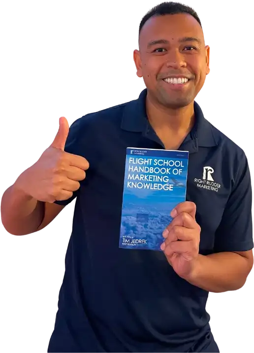 Tim Jedrek, author of the Flight School Handbook of Marketing Knowledge