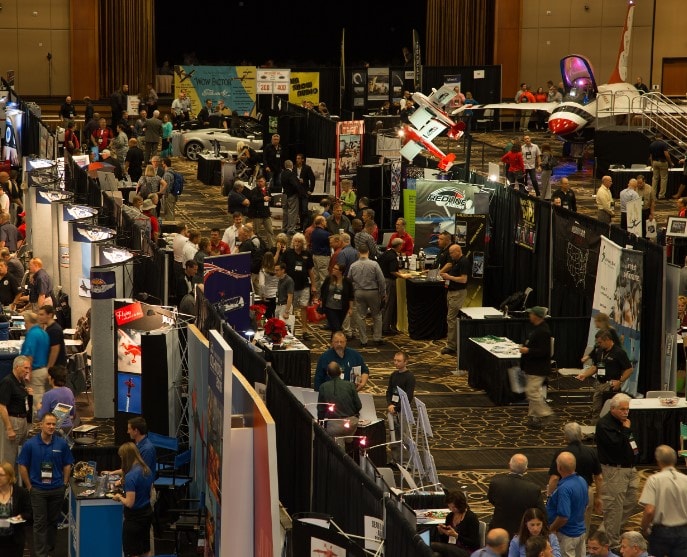 ICAS Exhibit Hall of 255 exhibitors. Photo courtesy of ICAS