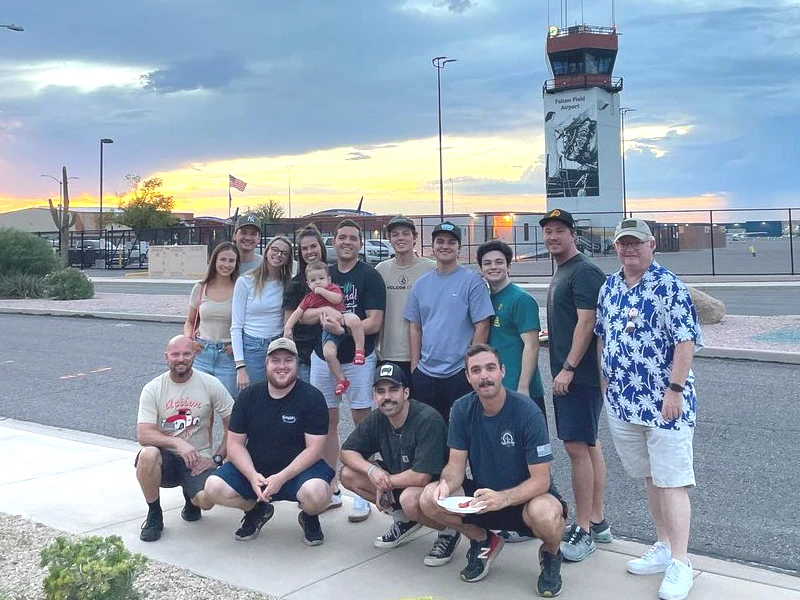 SimpliFly Flight School team at Falcon Field Airport