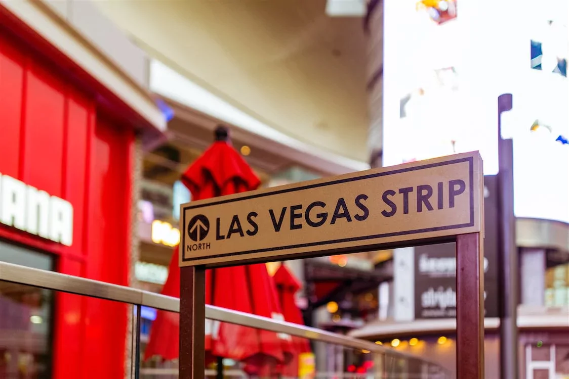 Las Vegas Strip sign at Harry Reid Airport